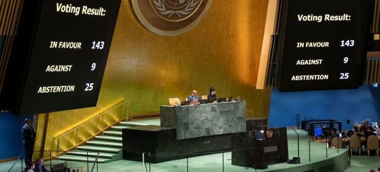 Lire la suite à propos de l’article Adhésion de la Palestine à l’ONU : Un votre pour rien en raison du veto Américain