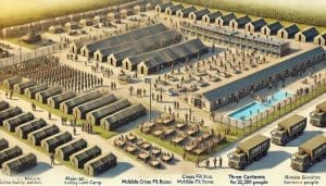 Lire la suite à propos de l’article JO Paris 2024 : GL Events construit le plus grand camp militaire depuis la Seconde Guerre mondiale