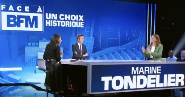 Lire la suite à propos de l’article Marine Tondelier critique Apolline de Malherbe pour son focus sur le Clip « No Pasaran »