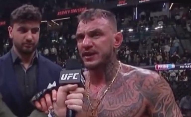 Lire la suite à propos de l’article UFC Paris : Renato Moicano douche les ardeurs françaises et  s’en prend à Macron