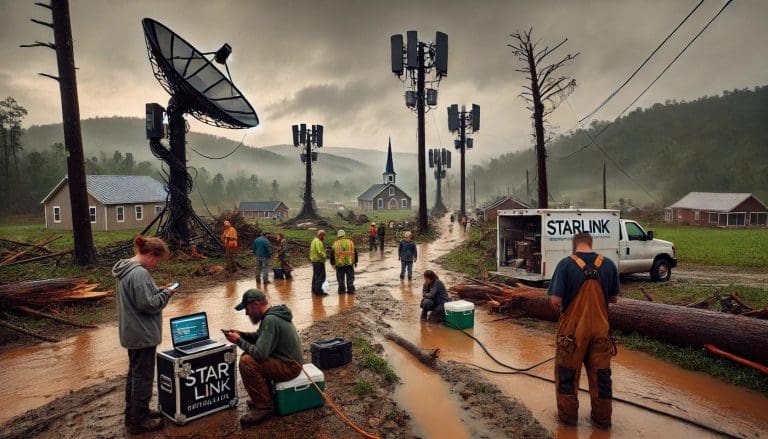 Lire la suite à propos de l’article Elon Musk et Donald Trump s’unissent pour fournir des terminaux Starlink en Caroline du Nord après l’Ouragan Helene