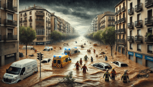 Lire la suite à propos de l’article Inondations en Espagne : 62 morts dans des crues historiques à Valence provoquées par le phénomène de « goutte froide »