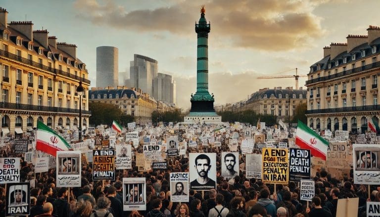 Lire la suite à propos de l’article Paris : Une manifestation contre l’intensification des exécutions en Iran depuis l’élection de Pezeshkian