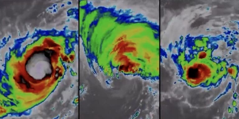 Lire la suite à propos de l’article Trois ouragans simultanés dans l’Atlantique : un phénomène inédit en octobre