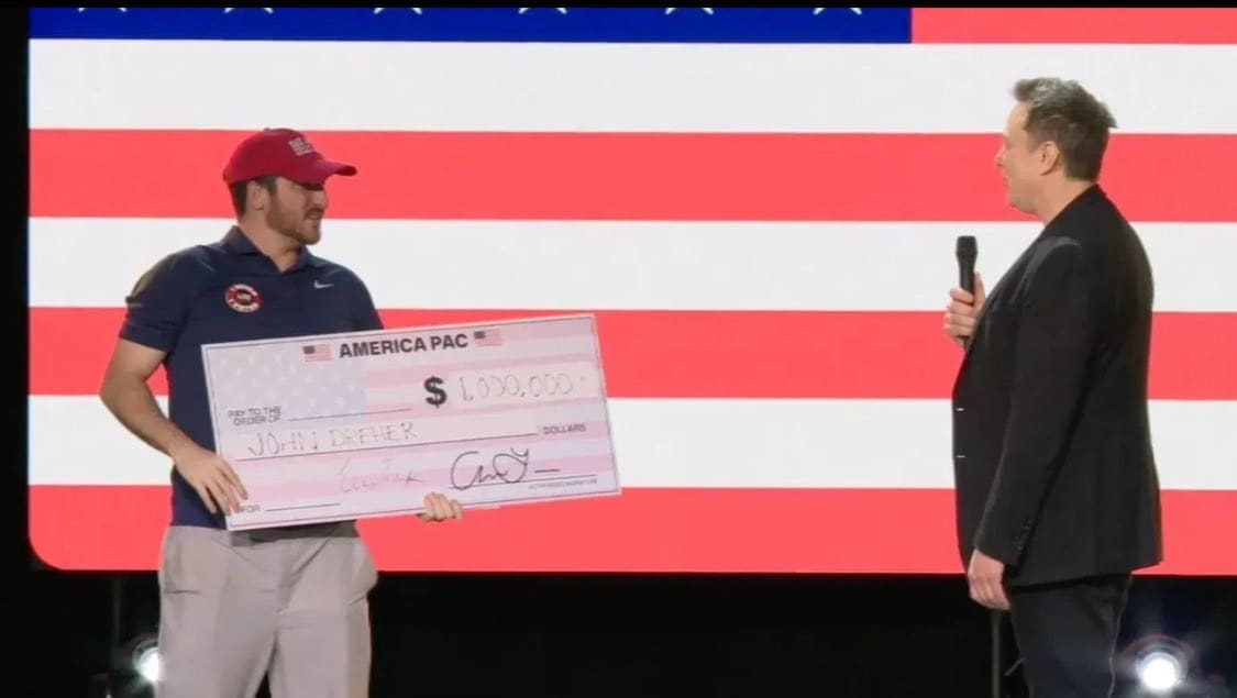 You are currently viewing USA : Elon Musk promet un million de dollars par jour aux signataires de sa pétition à Harrisburg