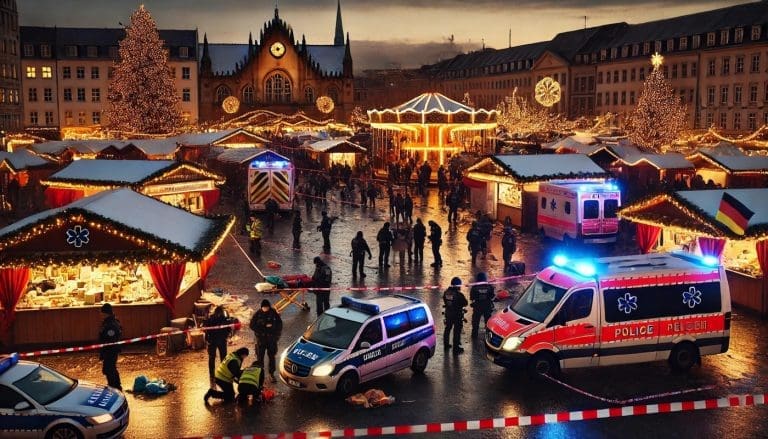 Lire la suite à propos de l’article Allemagne : Une voiture fonce sur un marché de Noël à Magdebourg, plusieurs blessés et une enquête en cours