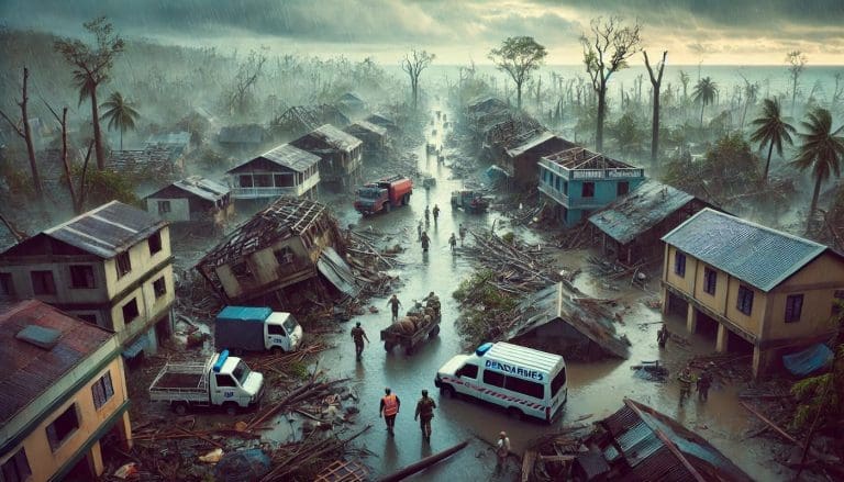 Lire la suite à propos de l’article Mayotte : Le cyclone Chido, le plus intense en 90 ans, plonge l’île dans le chaos