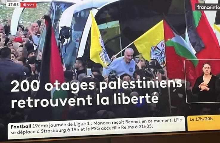 Lire la suite à propos de l’article France Info suspend le responsable d’un titre polémique : « Otages palestiniens »