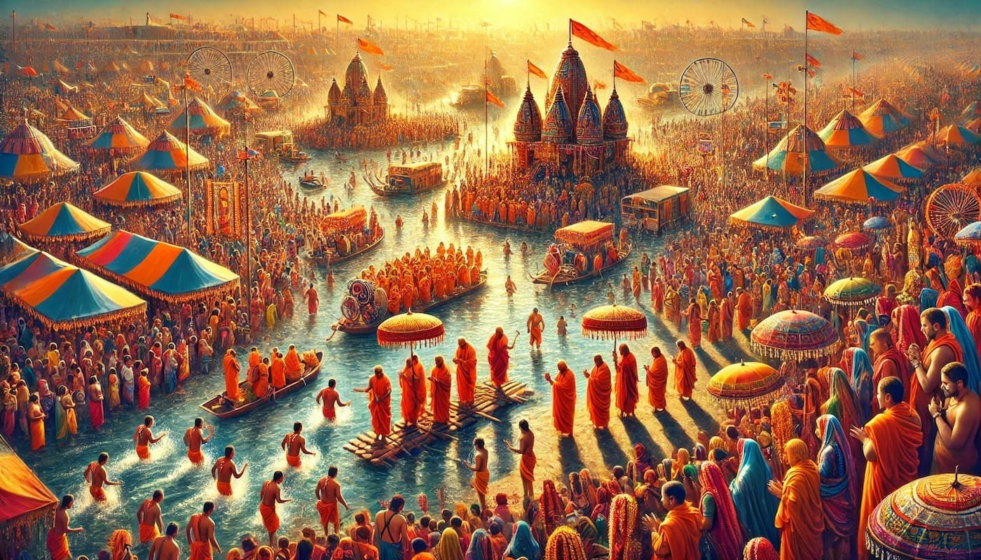 You are currently viewing Inde : Le pèlerinage géant de la Kumbh Mela attire des millions de fidèles à Prayagraj