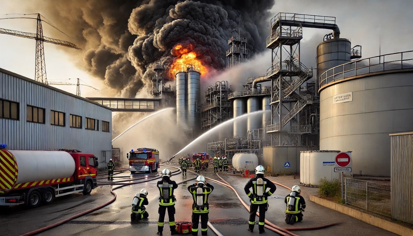 You are currently viewing Saint-Fons : Un incendie dans une usine de déchets provoque une forte odeur dans la métropole de Lyon