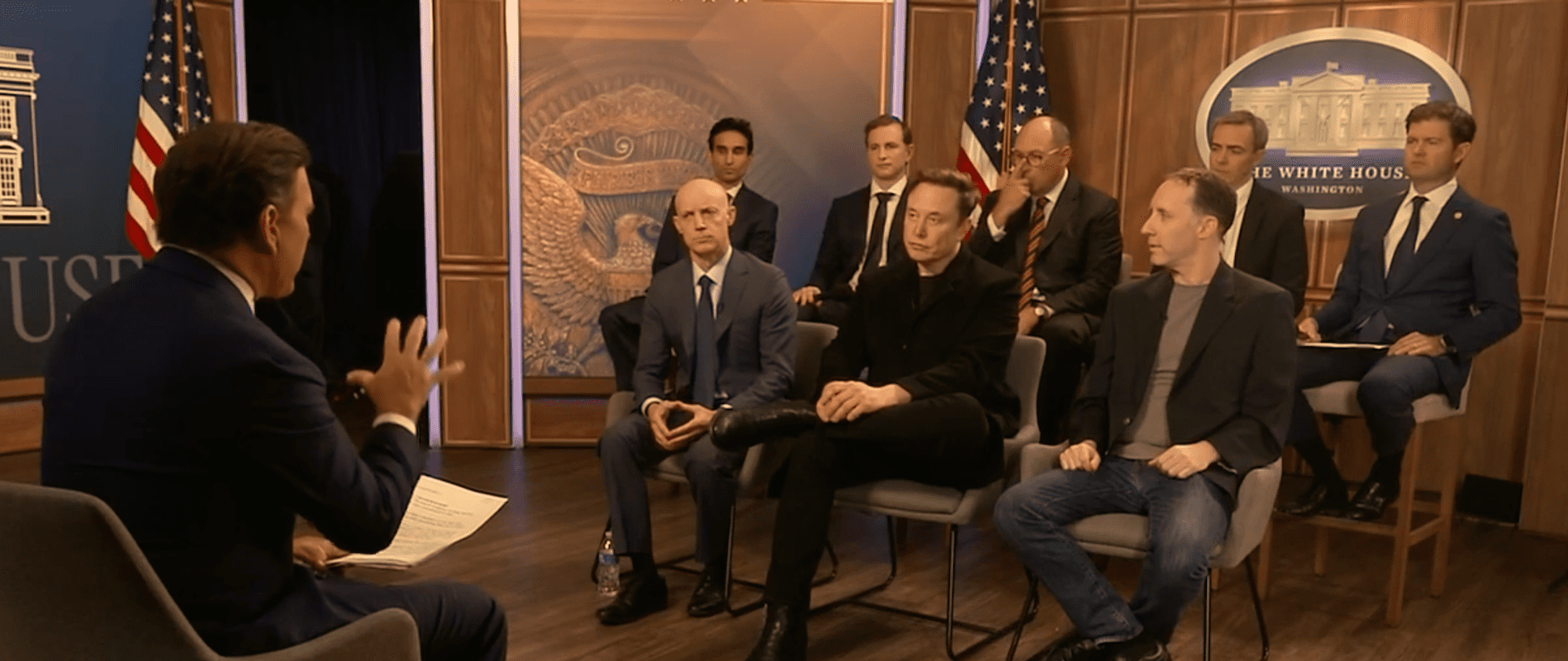 You are currently viewing États-Unis : Elon Musk et son équipe du DOGE expliquent leur plan d’assainissement budgétaire sur Fox News