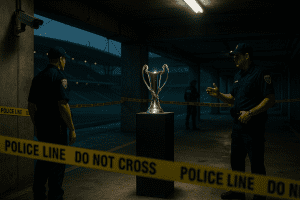 Lire la suite à propos de l’article Football : le trophée de la Ligue des champions féminine volé à Lisbonne et rapidement retrouvé