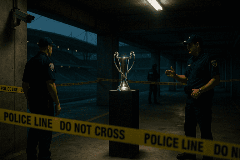 Lire la suite à propos de l’article Football : le trophée de la Ligue des champions féminine volé à Lisbonne et rapidement retrouvé