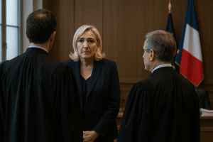 Lire la suite à propos de l’article Inéligibilité : Marine Le Pen joue son mandat local devant la justice administratives