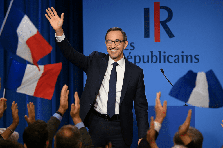 Lire la suite à propos de l’article Républicains : bruno Retailleau élu président avec 74,3 % des voix, cap sur une droite assumée