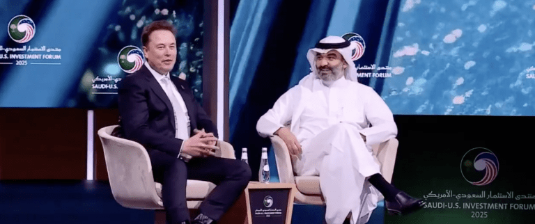 Lire la suite à propos de l’article Saudi Investment Forum : Donald Trump débarque avec Elon Musk et les grands patrons de la Tech