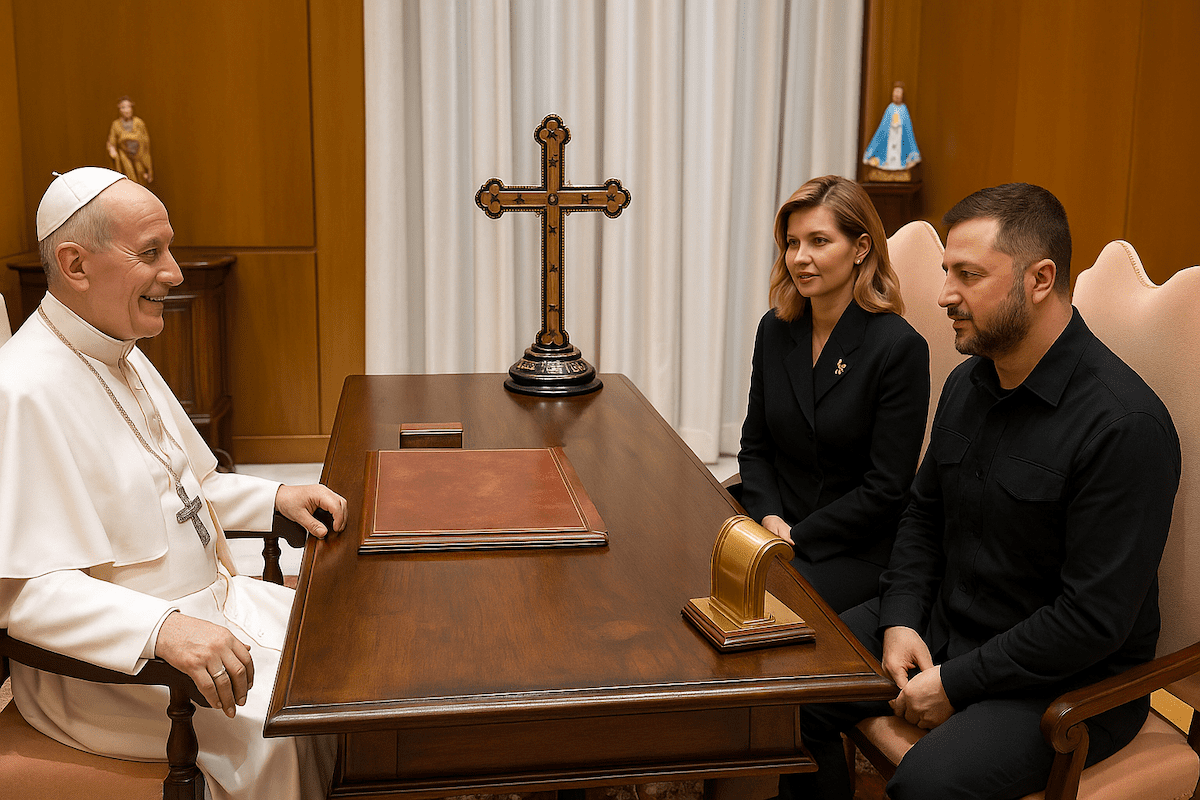 You are currently viewing Ukraine : entre Vatican et Washington, Zelensky renforce son offensive diplomatique