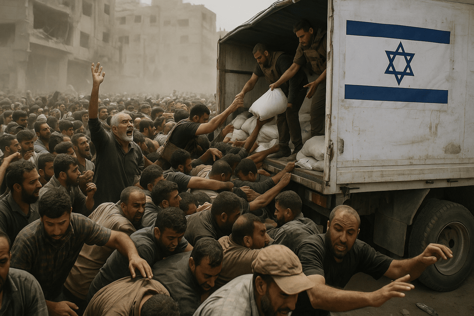 You are currently viewing Aide à Gaza : un mécanisme chaotique et inefficace