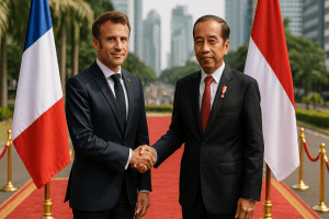 Lire la suite à propos de l’article Diplomatie : Macron mise sur une troisième voie en Indonésie