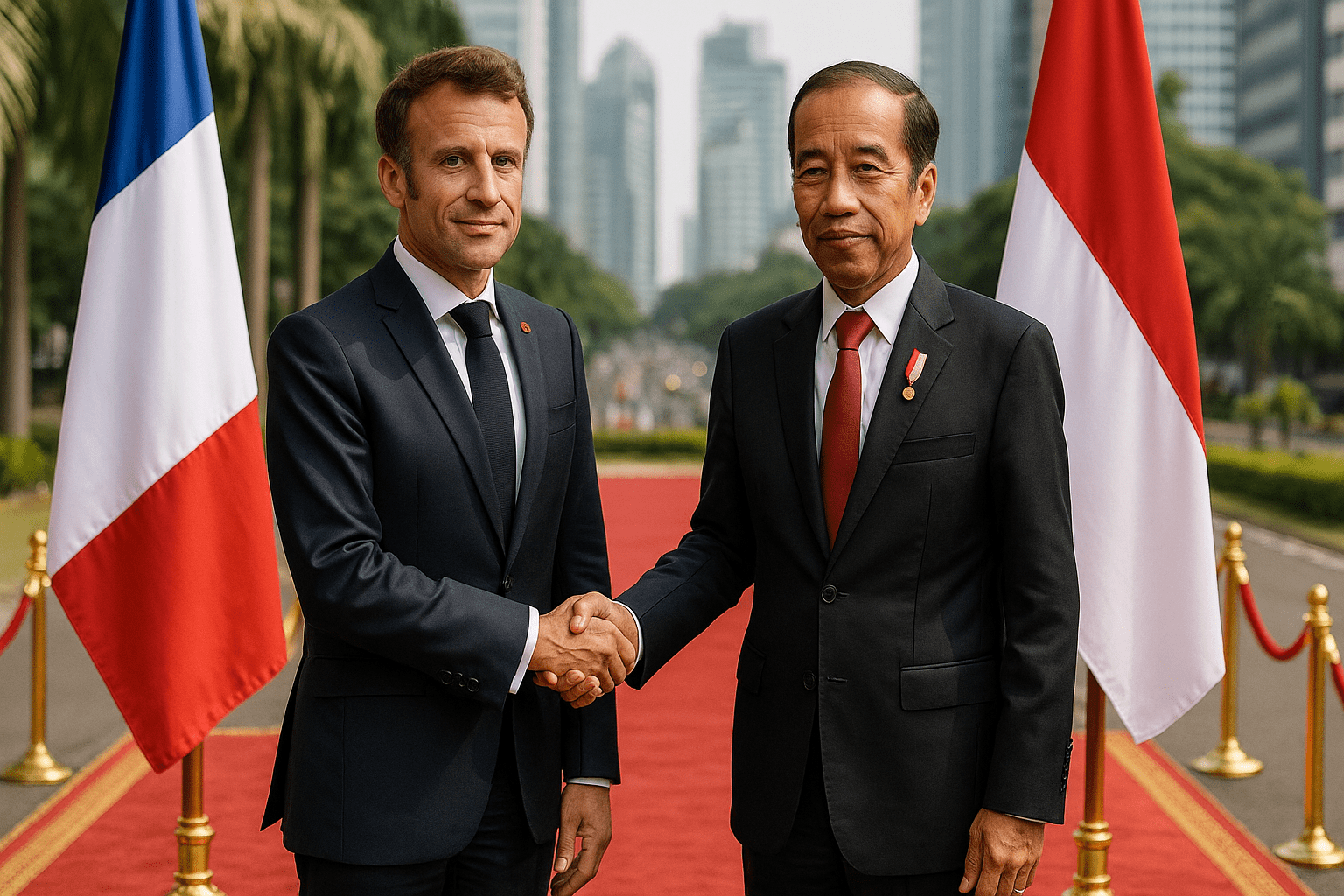 You are currently viewing Diplomatie : Macron mise sur une troisième voie en Indonésie