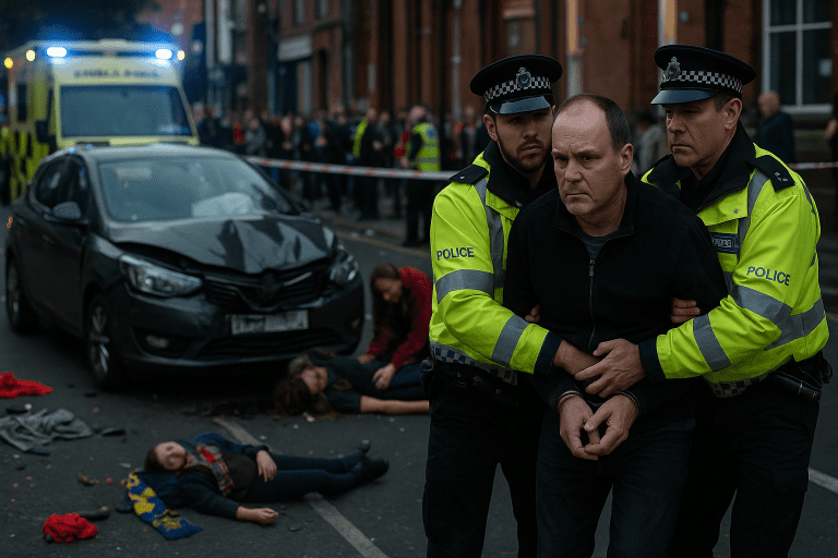 Lire la suite à propos de l’article Liverpool : un automobiliste fonce dans la foule lors de la parade, 11 blessés