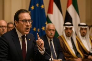 Lire la suite à propos de l’article Sanctions : l’Espagne et le Groupe de Madrid face au conflit à Gaza