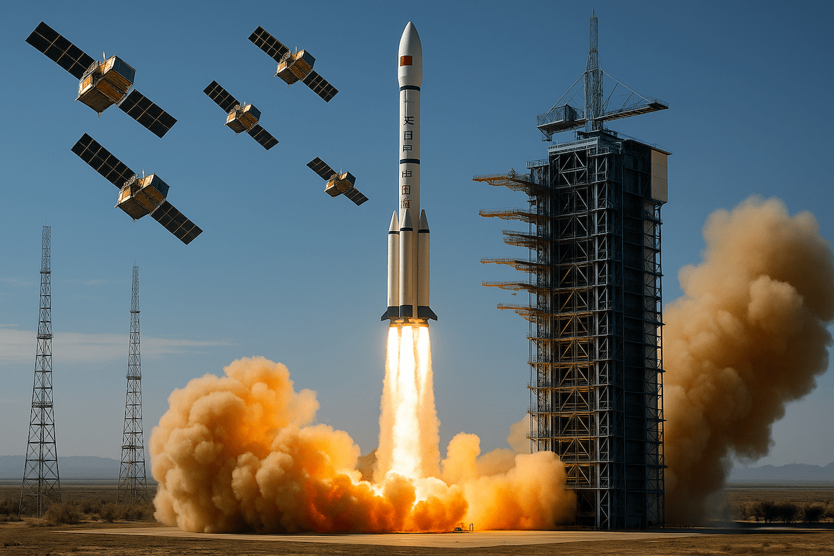 You are currently viewing Chine : lancement de la « Constellation de calcul à trois corps », un supercalculateur spatial composé de 2 800 satellites IA
