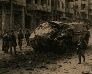 Lire la suite à propos de l’article Gaza : Sept soldats israéliens tués dans l’explosion d’un véhicule blindé à Khan Younis