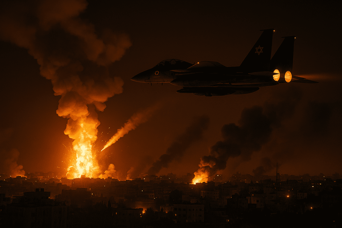 You are currently viewing Moyen-Orient : Israël frappe massivement l’Iran dans une opération baptisée « Rising Lion »