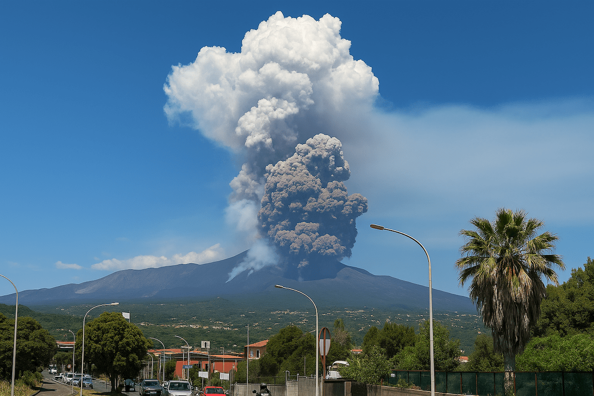 You are currently viewing Sicile : l’Etna entre en éruption, une alerte rouge déclenchée pour le trafic aérien