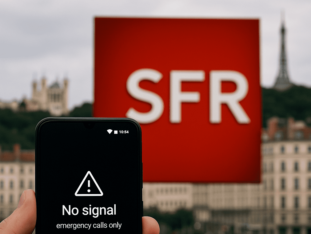 You are currently viewing Télécommunications : Le réseau SFR en panne dans toute la France