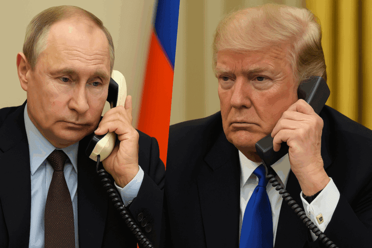 Lire la suite à propos de l’article Trump-Poutine : un cinquième appel téléphonique sur fond de tensions en Ukraine et au Moyen-Orient