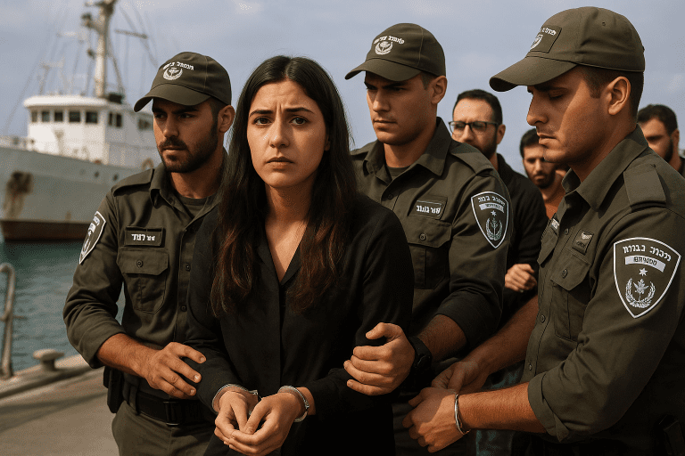 Lire la suite à propos de l’article Flotille de la liberté : Rima Hassan et d’autres militants français devraient bientôt être expulsés annonce Jean-Noël Barrot