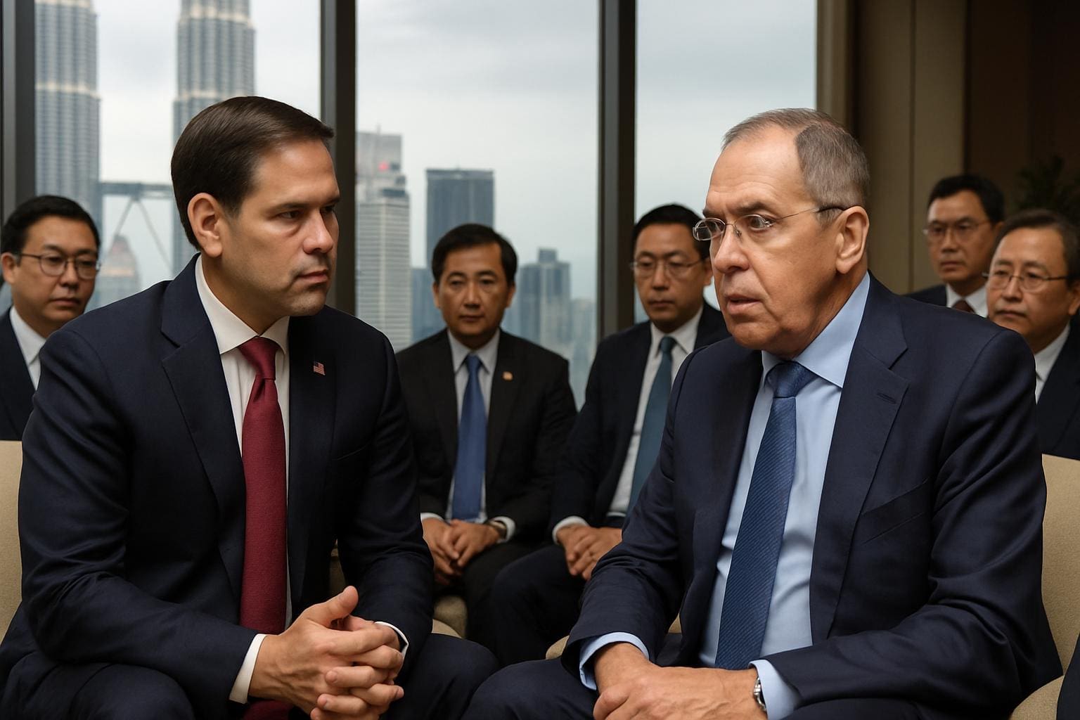You are currently viewing Russie-Ukraine : Marco Rubio rencontre Lavrov après une nouvelle attaque russe sur Kiev