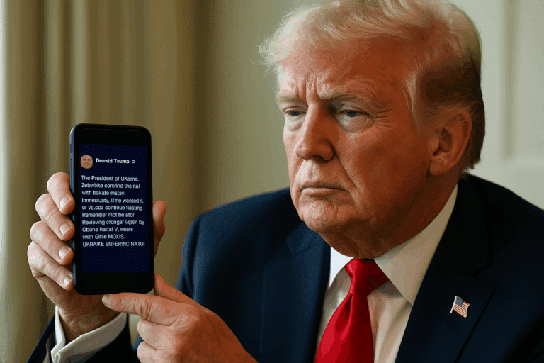 Lire la suite à propos de l’article Etats-Unis : Trump affirme que Zelensky peut mettre fin à la guerre à condition de renoncer à la Crimée et à l’OTAN