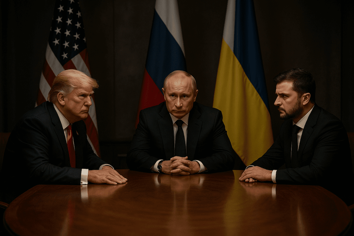 You are currently viewing Guerre en Ukraine : Trump veut une réunion tripartite rapide avec Zelensky et Poutine après l’Alaska