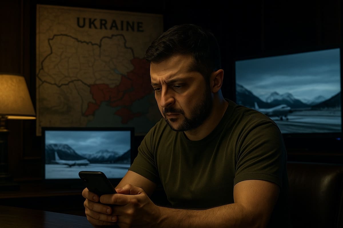 You are currently viewing Sommet Trump-Poutine : Zelensky lance un nouvel appel à Washington pour une paix durable