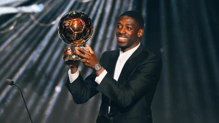 Lire la suite à propos de l’article Ballon d’Or 2025 : le sacre d’Ousmane Dembélé enflamme la planète football