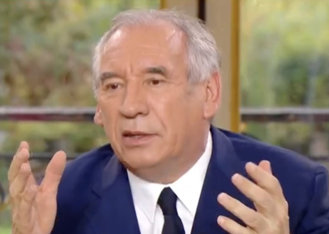 François Bayrou. Image : Capture d'écran BFMTV.