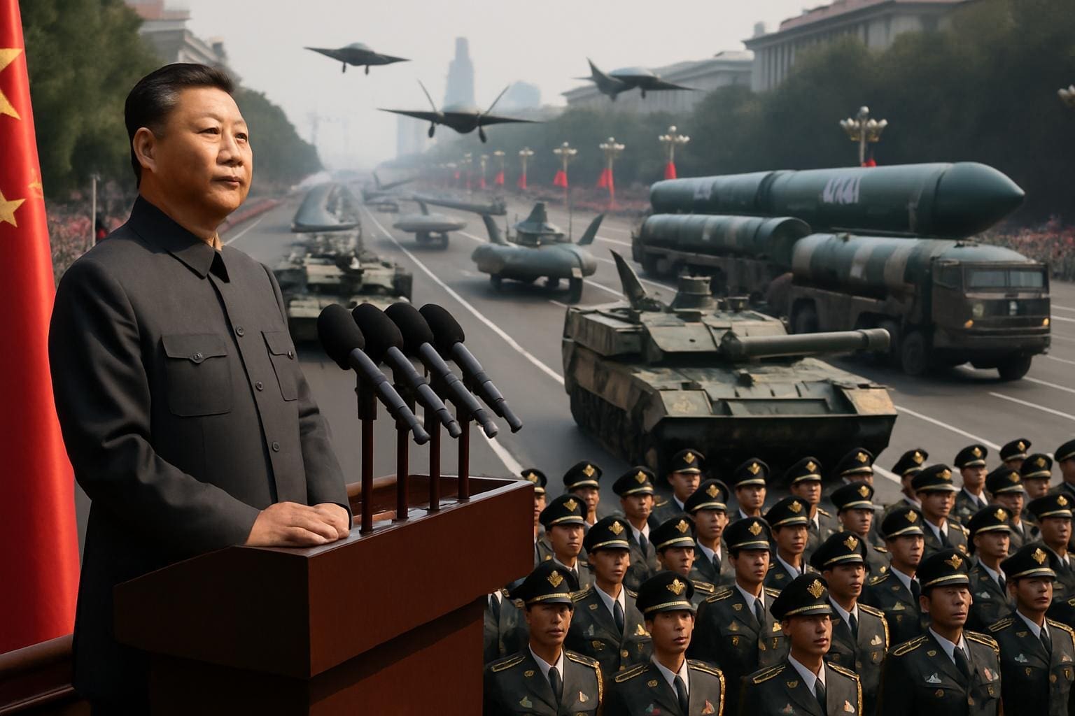 You are currently viewing Pékin : une parade militaire géante comme avertissement à l’Occident