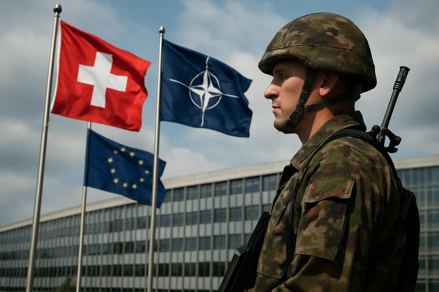 You are currently viewing Guerre en Ukraine : la Suisse revoit sa neutralité historique pour une coopération sécuritaire renforcée avec l’Otan et l’UE