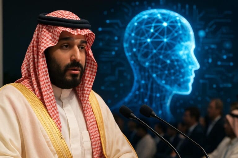 Lire la suite à propos de l’article Arabie saoudite : au « Davos du désert », l’intelligence artificielle devient le nouveau pilier du développement