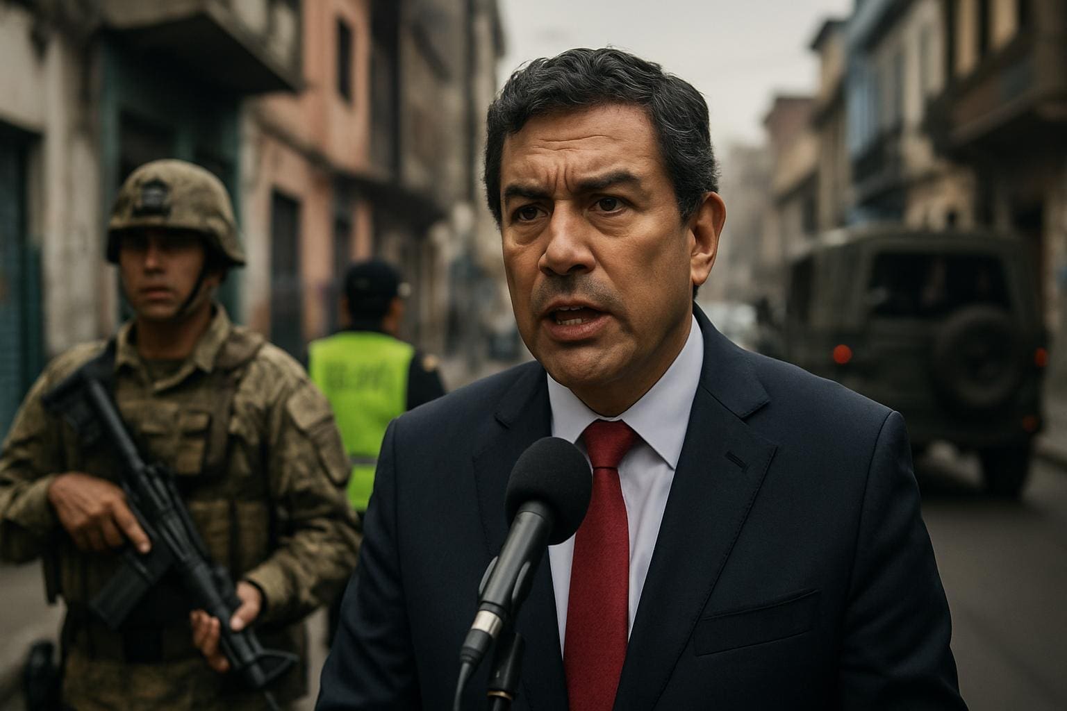 You are currently viewing Pérou : le président José Jerí décrète l’état d’urgence à Lima, dans un virage sécuritaire à la Bukele