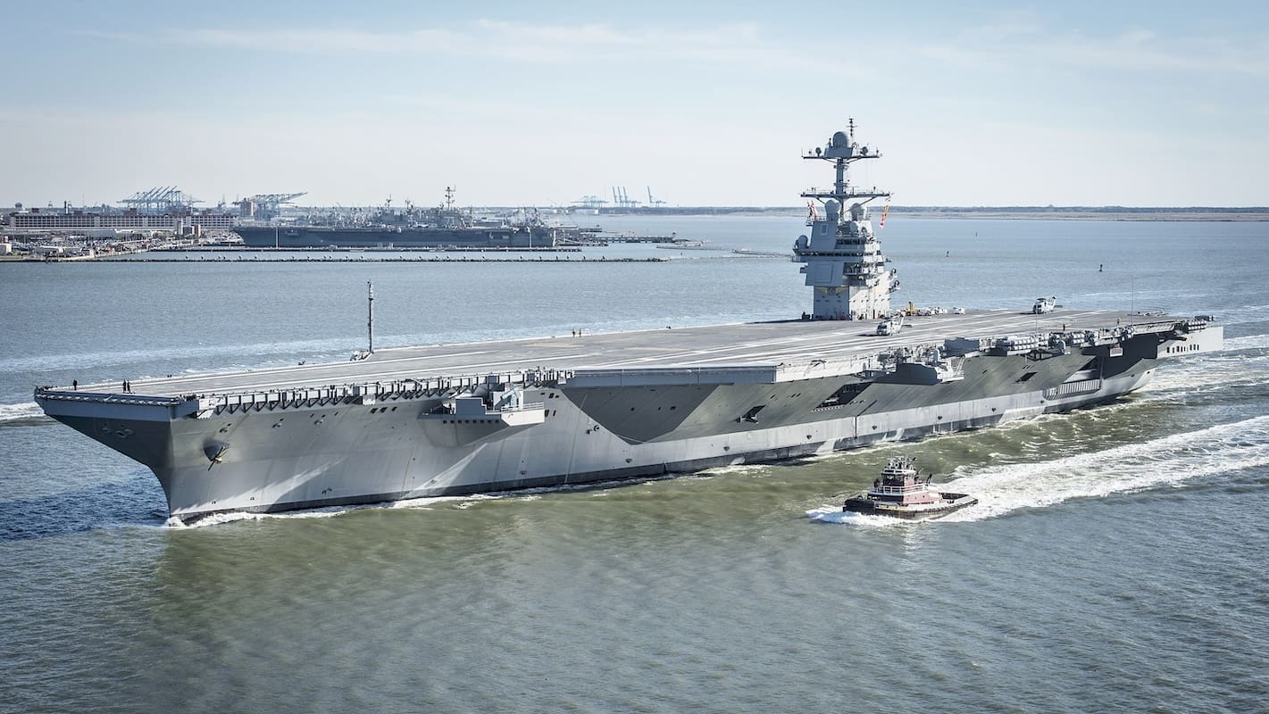 You are currently viewing USS Gerald Ford : le plus grand porte-avions du monde déployé par les États-Unis contre le narcotrafic dans les Caraïbes