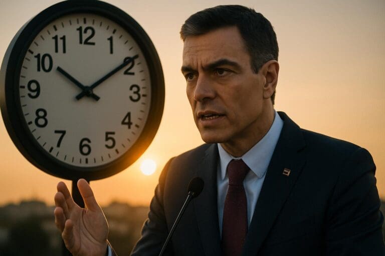 Lire la suite à propos de l’article Changement d’heure : Pedro Sánchez relance un vieux débat européen pour séduire les Espagnols