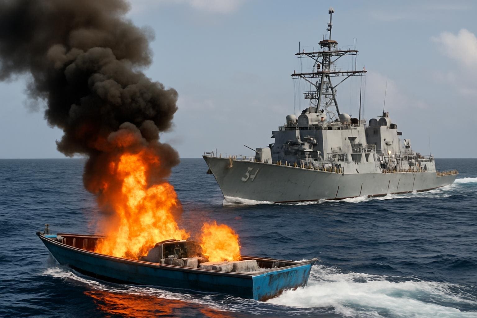 You are currently viewing États-Unis : Washington frappe dans le Pacifique et élargit sa guerre contre le narcotrafic latino-américain