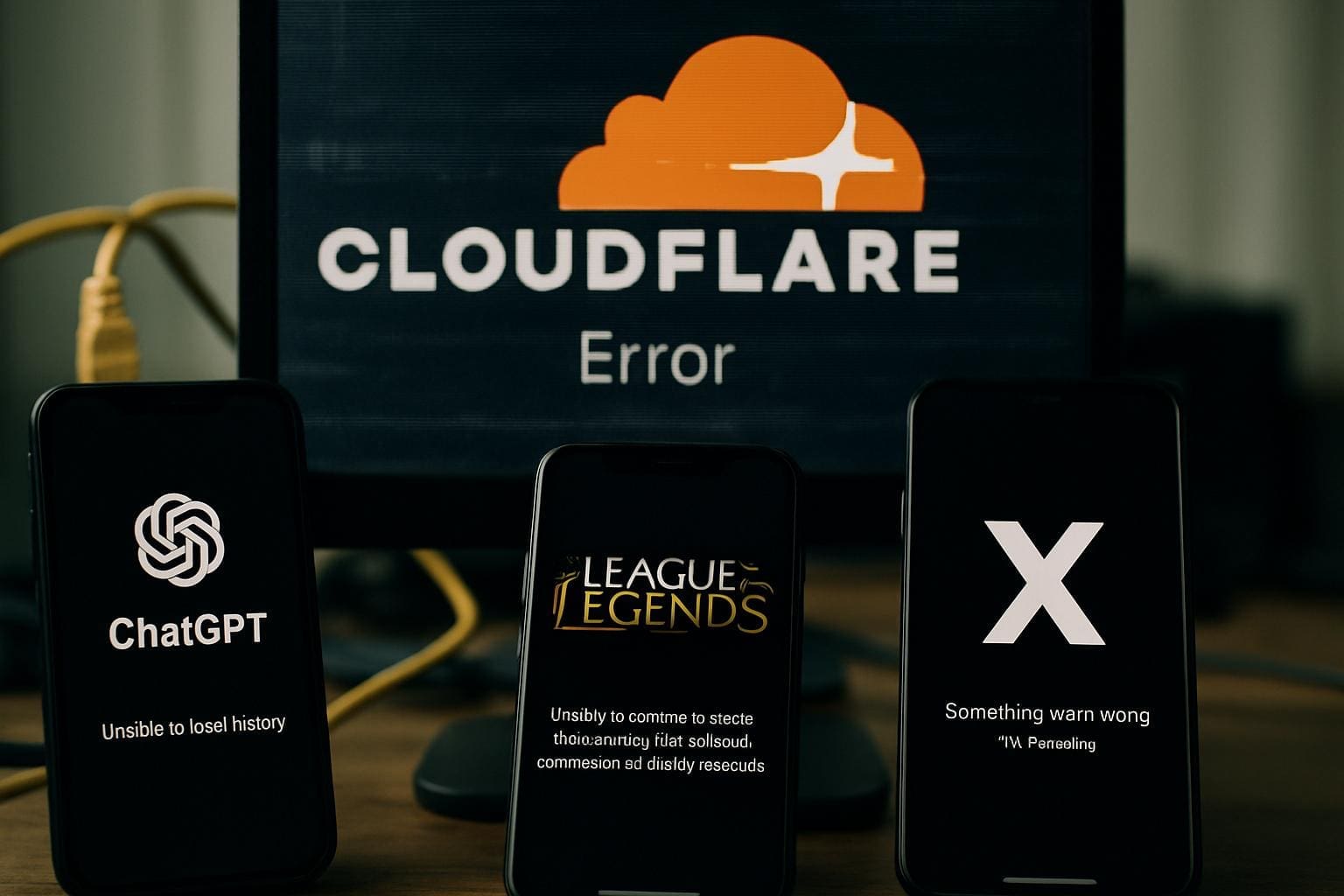 You are currently viewing Panne Cloudflare : une défaillance mondiale paralyse ChatGPT, SNCF Connect et des milliers de sites