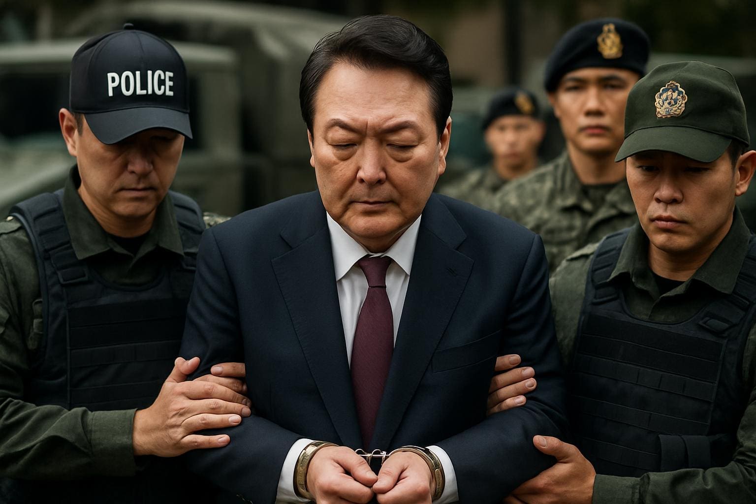 You are currently viewing Corée du Sud : l’ex-président Yoon Suk Yeol inculpé pour “aide à l’ennemi” après sa tentative de loi martiale