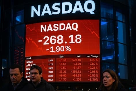 You are currently viewing Marchés financiers : l’intelligence artificielle fait s’évaporer 1 000 milliards chez les géants de la tech