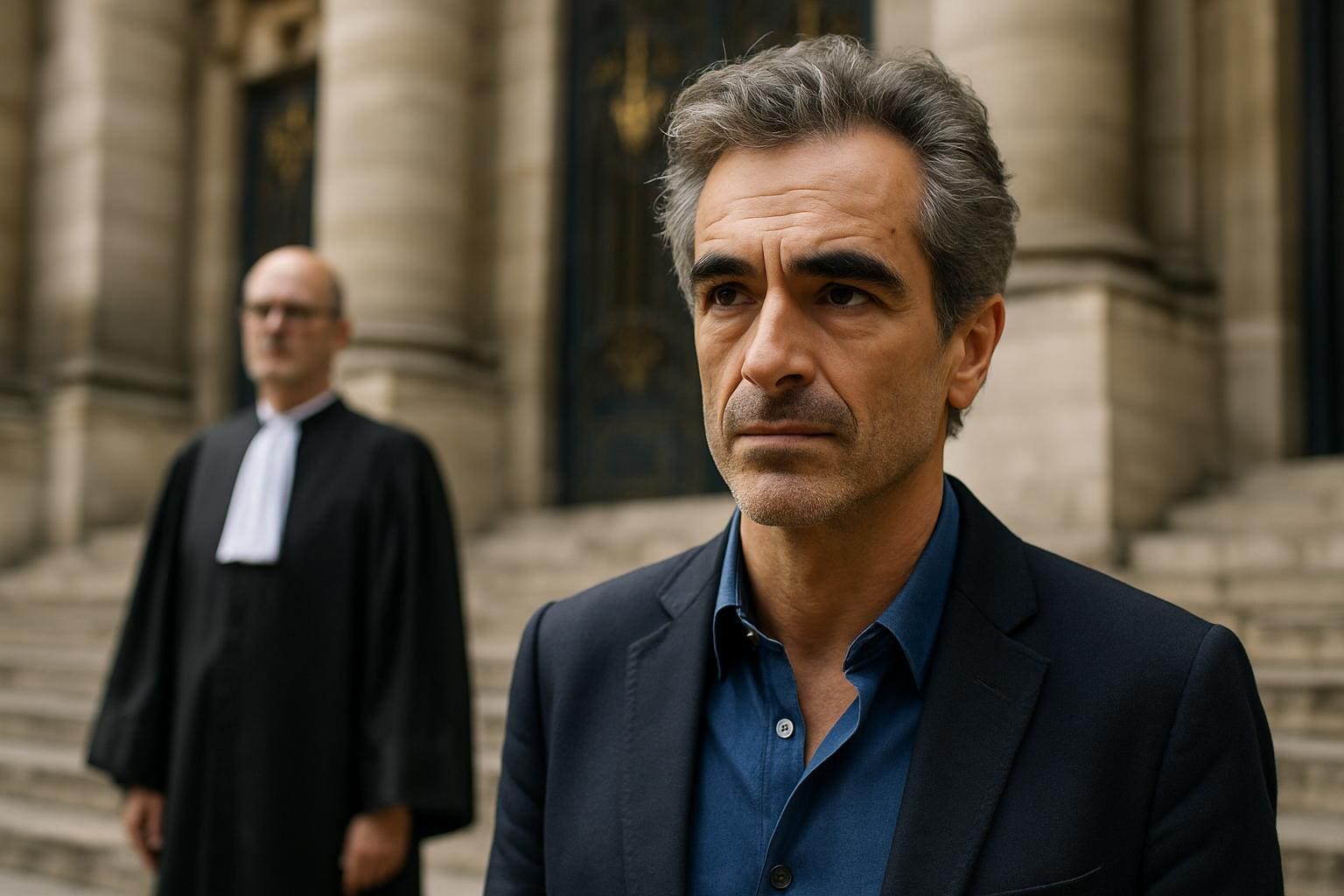 Cette image a été générée à l'aide d'une intelligence artificielle. Elle ne constitue pas une photographie réelle de la scène ou de la personne représentée.